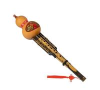 Hulusi C Key Chinese Ethnic Gourd Flute Professional Performance Handmade By Craftsman Woodwind W/Box