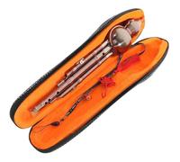 Hulusi Classical Three Tone Gourd Silk Musical Instruments Hulusi Flute Pp Chinese For Beginner(Rose Gold)