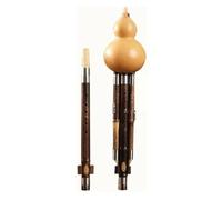 Hulusi Double Tone Cucurbit Flute Gourd Silk B-b+c G Key+f Key Combined Gourd Flute For Beginner Music Lovers Gourd Instrument