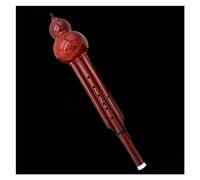 Hulusi Flute ABS Resin F/G Key Cucurbit Flute Chinese Traditional Gourd Musical Instrument With Case And Chinese Knot (Color : G Key)