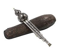 Hulusi Flute C/Bb Key， Environmentally Chinese Hulusi， Detachable Cucurbit， Traditional Instrument， for Beginners Musical Amateurs，Bronze-Bb key
