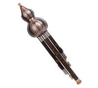 Hulusi Flute Copper-plated Anti-fall Hulusi Musical Instrument C Key/B Flat Beginner Gourd Flute With Storage Case (Color : C key)