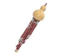 Hulusi Flute For Beginners Blue Seven Hole Five Key Mahogany Gourd Flute In C Or Bb Or Other Keys(3)