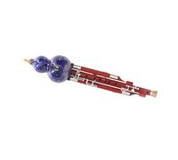 Hulusi Flute For Beginners Blue Seven Hole Five Key Mahogany Gourd Flute In C Or Bb Or Other Keys(6)