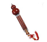 Hulusi Flute For Beginners Hulusi Musical Instrument Redwood Three Tone Instruction Playing In C Or B Flat Key(Bb key)