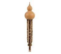 Hulusi Flute Handmade Hot-flowering Hulusi Professional Performance Grade Natural Cucurbit Flute (Color : G key)