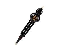 Hulusi Flute Imitation Ebony Hulusi C Key B Flat Beginner Resin Instrument(B flat key)