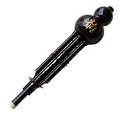 Hulusi Flute Instrument Chinese Handmade Hulusi Ethnic Beginner'S Musical Instrument Seven-Hole Cucurbit C Tune Lower B Tune For Beginner(B,C key)