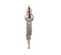 Hulusi Flute Instrument Copper-plated Three-tone Gourd Silk Is Durable And Shatter-resistant For Beginner Instrument In B-flat And C-flat(Bronze,B)