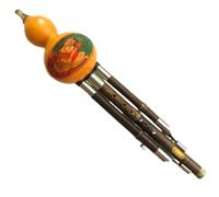 Hulusi Flute Instrument Hulusi Flute Natural Gourd And Zhu Flauta Hulusi C/bB Key Musical Instrument Professional Detachable Flute Hulusi(P3,C)