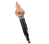 Hulusi Flute Mahogany/ebony Hulusi Flute National Musical Instrument C Key/B Flat Professional Playing Type Hulusi (Color : 01, Size : C key)