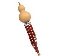 Hulusi Flute Mahogany Hulusi Musical Instrument C Key/B Flat Beginner Adult Gourd Flute With Storage Case (Color : B flat)
