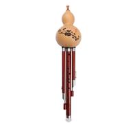 Hulusi Flute Mahogany Sound Pipe Nine-hole Hulusi Flute National Wind Instrument Adult Professional Performance Type Gourd Flute (Color : G key)