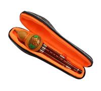 Hulusi Flute Natural Gourd Red Sandalwood Sound Pipe Gourd Flute B Flat/C Key Adult Students Playing Musical Instruments (Color : B flat)
