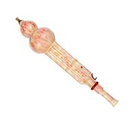 Hulusi Flute Professional Chinese Handmade Hulusi Flute Double Tone C Key Gourd Flute Ethnic Instrument With Case (Color : Style 04)