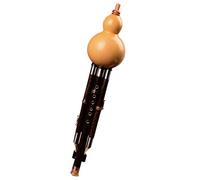 Hulusi Flute Professional Performance Hulusi Traditional Chinese Gourd Musical Instrument With Accessories (Color : 01, Size : F key)