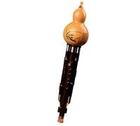 Hulusi Flute Professional Performance Hulusi Traditional Chinese Gourd Musical Instrument With Accessories (Color : 02, Size : C key)