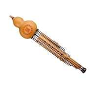 Hulusi Flute Professional Playing Hulusi Flute Instrument For Beginners C Key/B Flat Mahogany/rosewood Sound Pipe Hulusi (Color : 02, Size : C key)