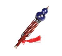 Hulusi flute, Rosewood Ebony Tone Tube Hulusi Instrument C Key B Flat Tone Adult Professional Performance Type(F)