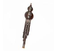 Hulusi For Beginners Three Tone Hulusi (a Type Of Gourd Flute) Copper Plated ABS Folk Musical Instrument(Copper C)