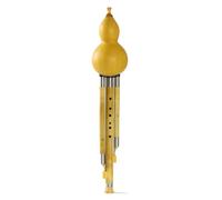 Hulusi Golden Zhu Seven-hole Hulusi Small D Tune Professional Performance Beginner C Tune Bb Tune(G)