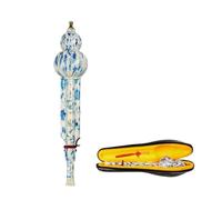 Hulusi Gourd Cucurbit Flute Chinese Handmade Ethnic Musical Instrument Key Of C With Case For Beginner Music Lovers