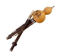 Hulusi Handmade Cucurbit Flute Play Professionally Gourd Flute Two-tone Wind Instrument Gourd Silk Tradition Gourd Instrument