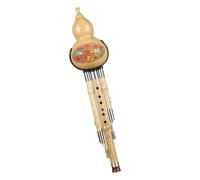 Hulusi Handmade Hulusi Professional Performance Type Beginner Adult 9 Hole C Key B Flat(Type 6)