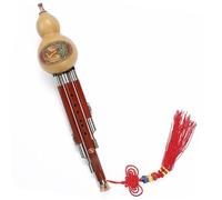 Hulusi Hulusi Instrument Three Tone B Flat Double White Copper Rosewood Plum Blossom Buckle