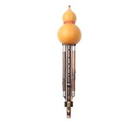Hulusi Instrument 9 Hole Natural Hulusi Instrument Playable In B Key And C Flat Wide Range(F)