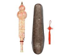 Hulusi Instrument C Key Hulusi Chinese Traditional Musical Instrument Resin Curcubit Gourd Flute With Protect Case