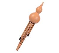 Hulusi Instrument Chinese Ethnic Gourd Flute Wind Instrument Playing Type Gourd Flute With Storage Case (Color : C key)