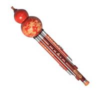 Hulusi Instrument Chinese Hulusi Flute Music Instruments Hulusi Gourd Flute for Adults Beginner Practice Calabash Flute