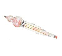 Hulusi Instrument Chinese Hulusi Gourd Cucurbit Flute C/Bb Key Traditional Ethnic Instrument With Case (Color : 04, Size : Bb key)