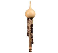 Hulusi Instrument Chinese Hulusi Traditional National Musical Instrument Cucurbit Flute For Stage Performance (Color : G key)