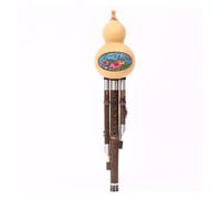 Hulusi Instrument Chinese Traditional Ethnic Three-note Hulusi Flute Adult Student-played Seven-hole Hulusi Flute Musical Instrument (Color : D Key)