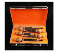 Hulusi Instrument Chinese Traditional Hulusi Five-tone Set Professional Playing Type Gourd Musical Instrument With Case (Color : 01)
