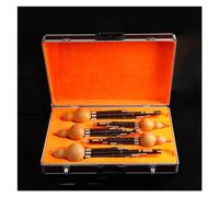 Hulusi Instrument Chinese Traditional Hulusi Five-tone Set Professional Playing Type Gourd Musical Instrument With Case (Color : 02)