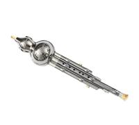 Hulusi Instrument Chinese Traditional National Instrument C/B Tune Resin Copper Plating Hulusi For Beginner Students Adult (Color : 02, Size : C tone)