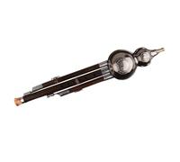 Hulusi Instrument Copper-plated Gourd Hulusi Professional Playing Type B Flat/C Key/A Key Hulusi Flute Instrument With Accessories (Color : A Key)