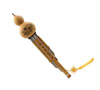 Hulusi Instrument F Key/G Key Adult Student Beginner Cucurbit Flute Chinese National Musical Instrument (Color : G key)