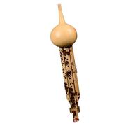 Hulusi Instrument Gourd Flute Beginner Adult Chinese National Wind Instrument Hulusi With Chinese Knot (Color : G key)
