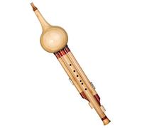 Hulusi Instrument Handmade 7-hole Professional Playing Hulusi Cucurbit Flute Chinese Woodwind Instrument For Beginners (Color : D key)