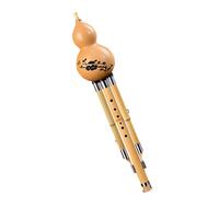 Hulusi Instrument Handmade Seven-hole Professional Performance Hulusi Chinese Ethnic Wind Instrument (Color : D minor)