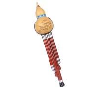 Hulusi Instrument Performing Three-tone Hulusi Gourd Flute Instrument Beginner Adult Professional Gourd Flute With Case (Color : F key)