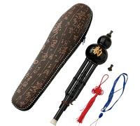 Hulusi Instrument Traditional Ethnic Instrument Hulusi Instructional And Performance For Beginners Keys Of C And Bb(Key of Bb (Black))