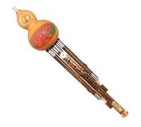 Hulusi Key C Cucurbit Flute Ethnic Instruments Chinese Professional Bamboo Gourd Flute For Beginners Gourd Instrument With Case
