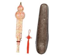 Hulusi Key Of C Hulusi Chinese Traditional Musical Instrument ABS Curcubit Gourd Flute Ethnic Instrument W/Protect Case