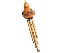 Hulusi Musical Instrument With Storage Bag C/Bb Key Folk(Type4 C)