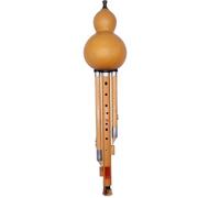 Hulusi Nine Hole Hulusi Instrument FG Flat BC Small D High Pitch Easy To Play(B flat)